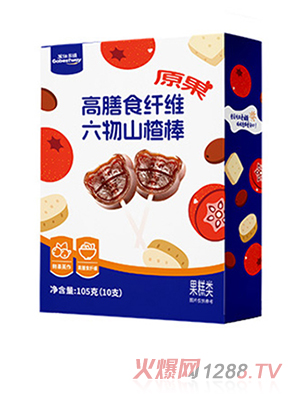 果仙多维高膳食纤维六物山楂棒