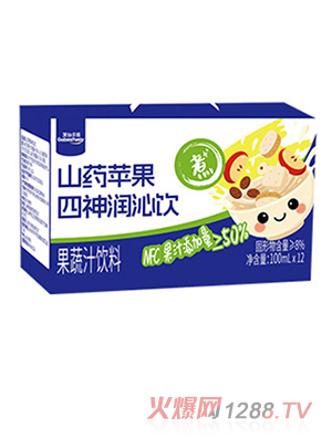 果仙多维山药苹果四神润沁饮果蔬汁饮料