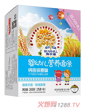 博尔慧营养面条 钙铁锌原味