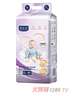 君乐宝奢柔守护婴儿学步裤XL46片