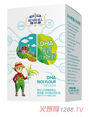 博尔慧DHA果蔬小米米粉盒装