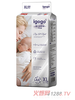 igogo婴儿纸尿裤XL44片