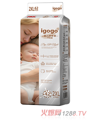 igogo婴儿学步裤2XL42片