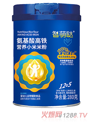 智萌哒氨基酸高铁营养小米米粉280g