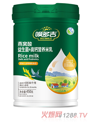 呗多吉燕窝酸益生菌+高钙营养米乳