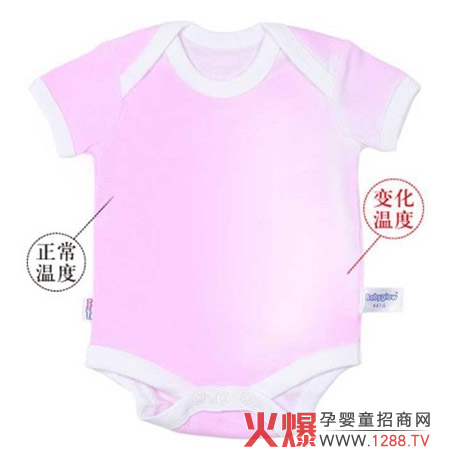 贝若星体温检测婴儿服 全天候检测宝宝体温_婴