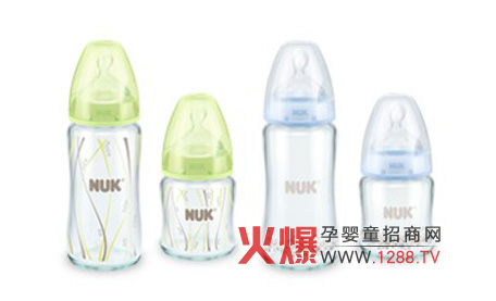 nuk品牌全新印花宽口玻璃奶瓶上市-热点资讯-