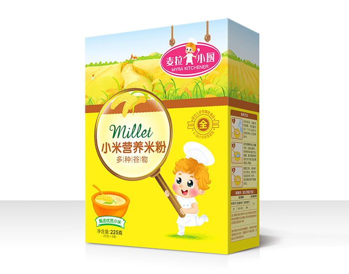    麥拉小廚-小米營養(yǎng)米粉盒裝-多種谷物