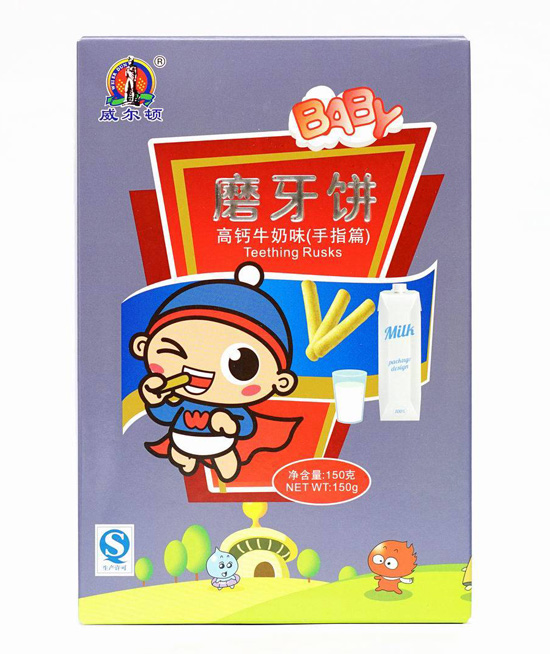   威爾頓高鈣牛奶味磨牙餅