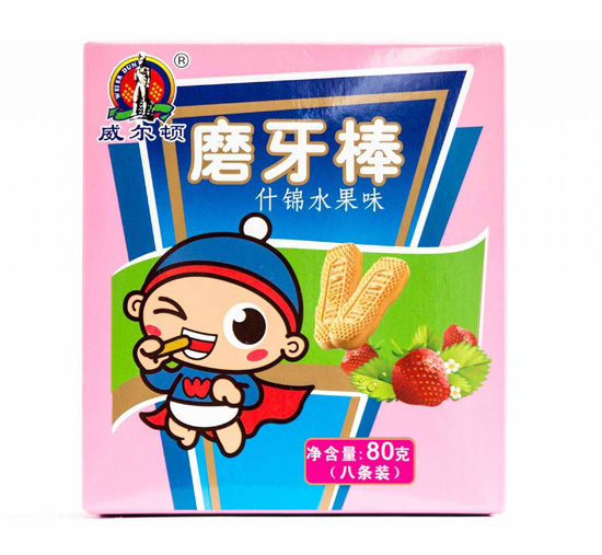   威爾頓什錦水果味磨牙棒