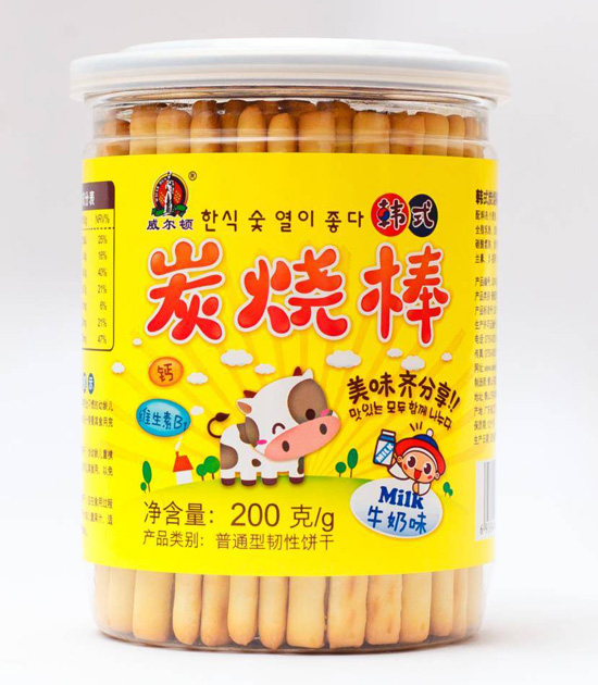   威爾頓牛奶味炭燒棒