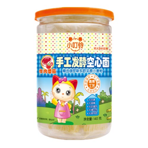  小叮鈴手工發(fā)酵空心面牛肉番茄