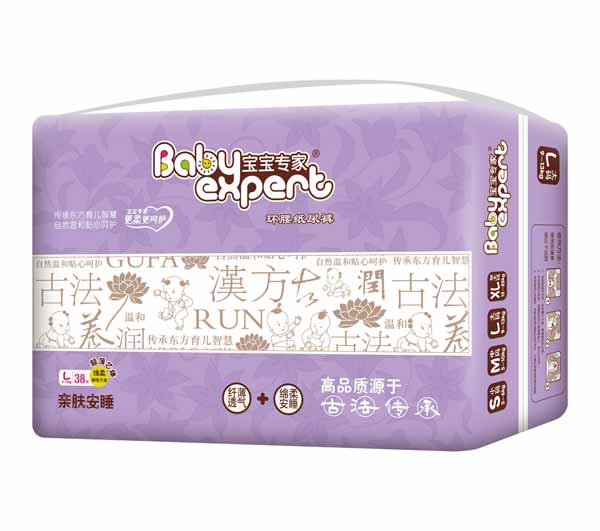  寶寶專家親膚安睡環(huán)腰紙尿褲L38