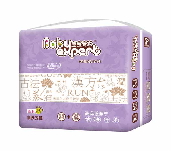  寶寶專家親膚安睡環(huán)腰紙尿褲XL34