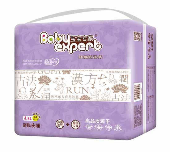  寶寶專家親膚安睡環(huán)腰紙尿褲S84