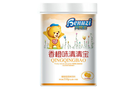    貝努滋桶裝香橙味清清寶