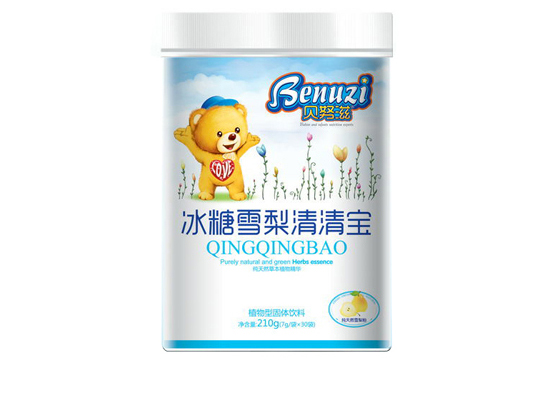    貝努滋桶裝冰糖雪梨清清寶