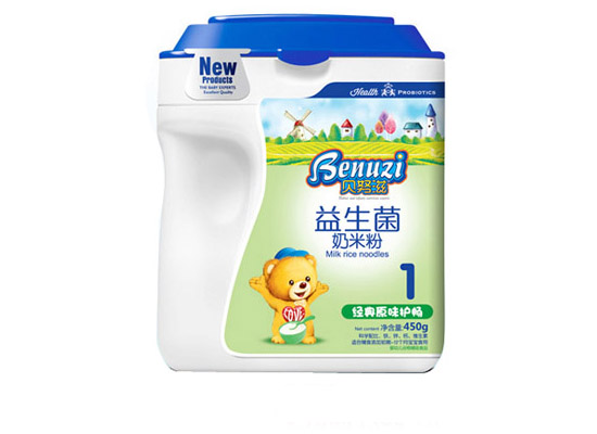    貝努滋經(jīng)典原味護(hù)暢益生菌奶米粉