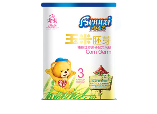   貝努滋核桃紅棗蓮子玉米胚芽紙聽