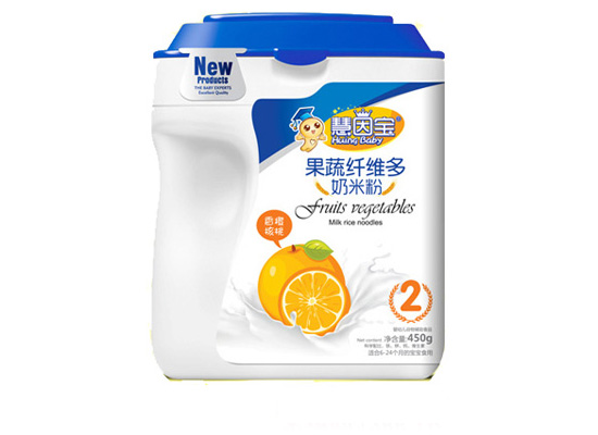   慧因寶香橙核桃果蔬纖維多奶米粉