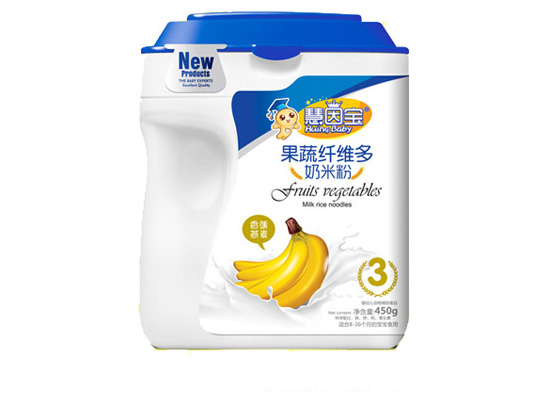   慧因寶香蕉燕麥果蔬纖維多奶米粉