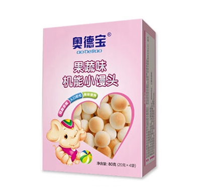   奧德寶機(jī)能小饅頭果蔬味