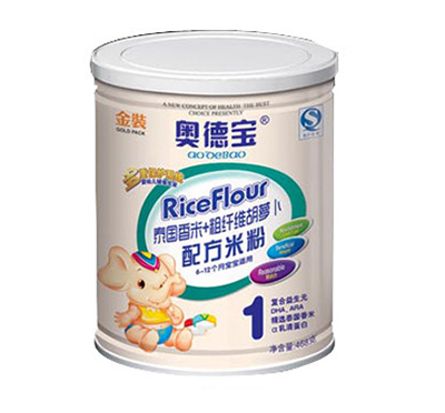  奧德寶泰國香米+粗纖維胡蘿卜米粉罐裝