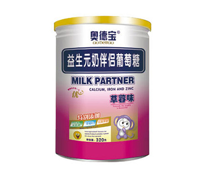  奧德寶益生元葡萄糖奶伴侶草莓味