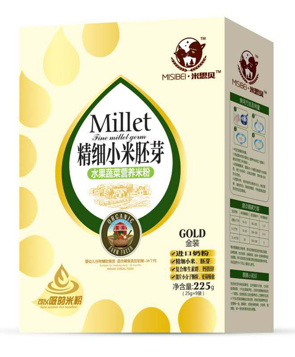    米思貝精細(xì)小米水果蔬菜