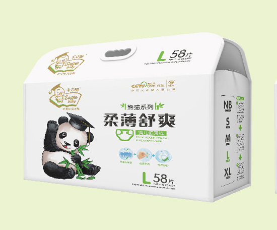 天才酷柔薄舒爽婴儿纸尿裤L58