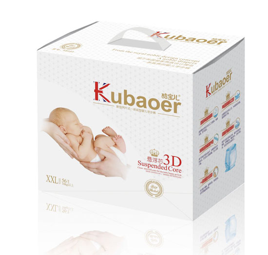  酷寶兒3D懸浮芯嬰兒學(xué)步褲XXL碼56片