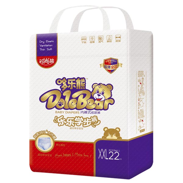    哆樂熊樂樂學(xué)步褲XXL碼22片