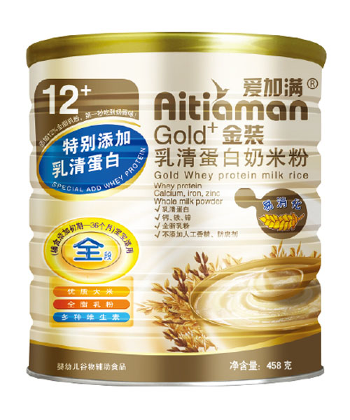   愛加滿乳清蛋白奶米粉