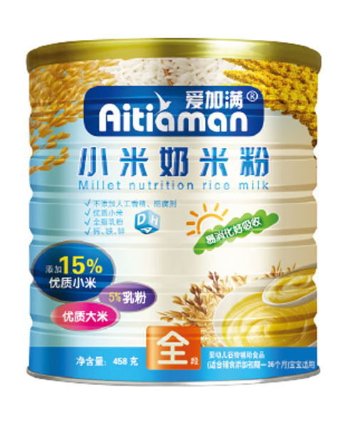   愛加滿小米奶米粉