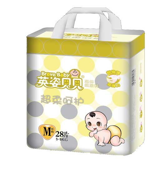   英姿貝貝超柔呵護紙尿褲M