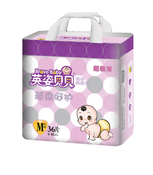  英姿貝貝超柔呵護紙尿片M