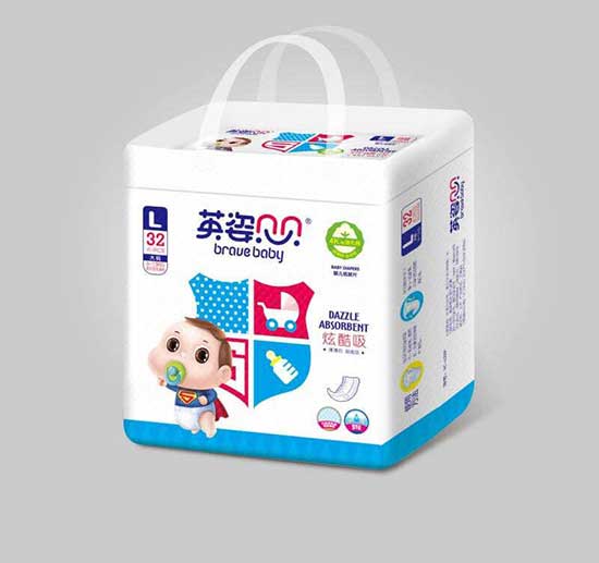  英姿貝貝炫酷吸嬰兒紙尿片L