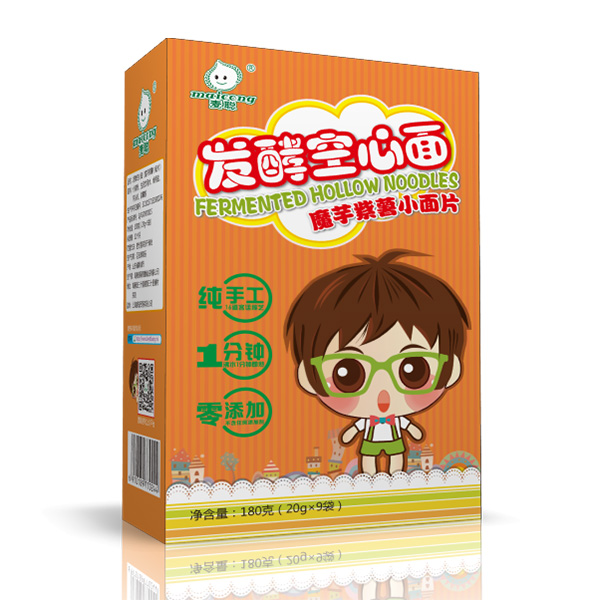  麥聰魔芋紫薯小面片 
