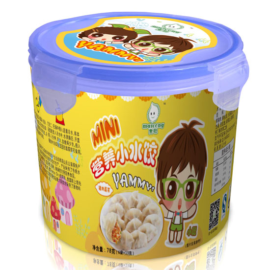   麥聰豬肉蔬菜營養(yǎng)小水餃
