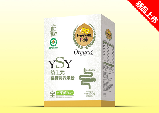  彤伴水果多維益生元有機(jī)營養(yǎng)米粉盒裝