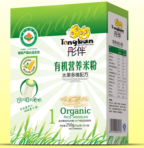  彤伴水果多維有機(jī)米粉盒裝1段