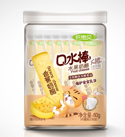   倍思貝香蕉奶酪口水棒