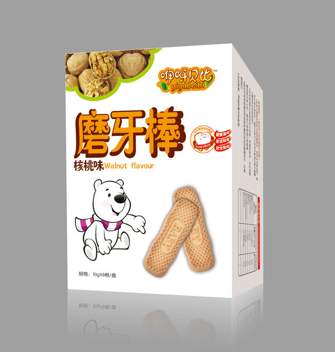 咿呀贝比磨牙棒(核桃味）