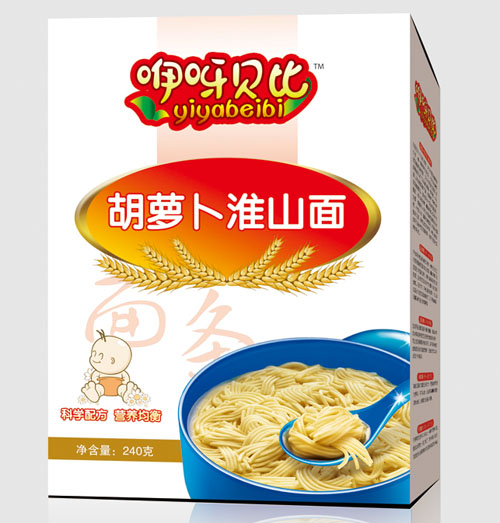   咿呀貝比紅蘿卜淮山面
