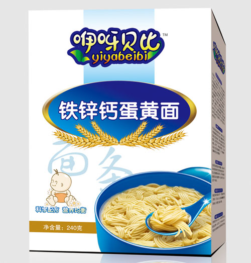   咿呀貝比鐵鋅鈣蛋黃面