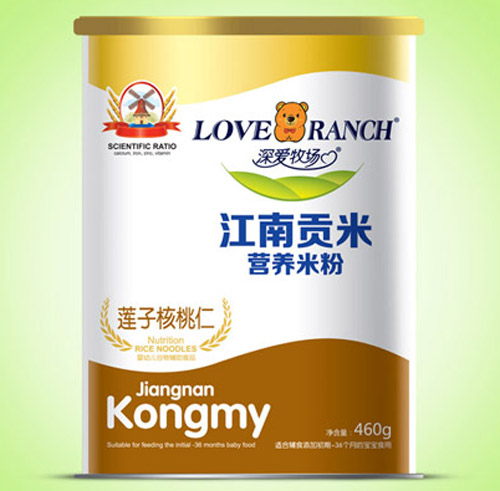  深愛牧場蓮子核桃仁江南貢米米粉紙聽