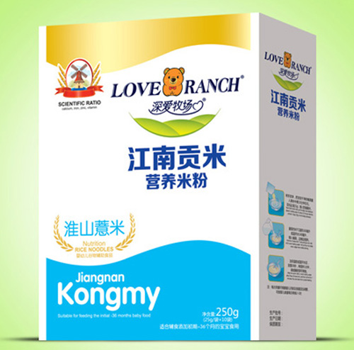 深愛牧場淮山薏米江南貢米米粉盒裝