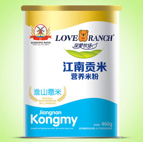  深愛牧場淮山薏米江南貢米米粉紙聽