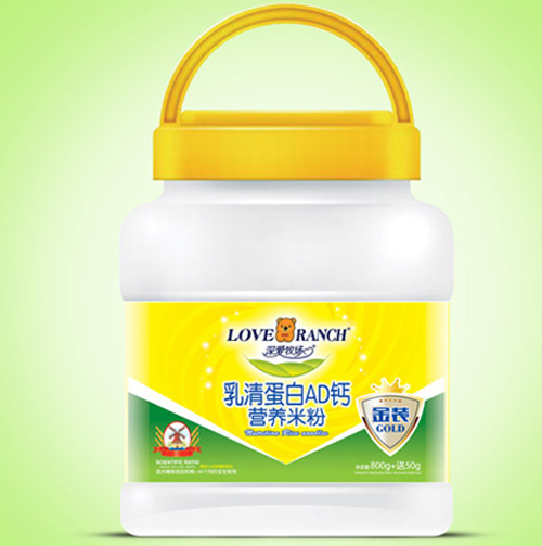  深愛牧場乳清蛋白AD鈣營養(yǎng)米粉