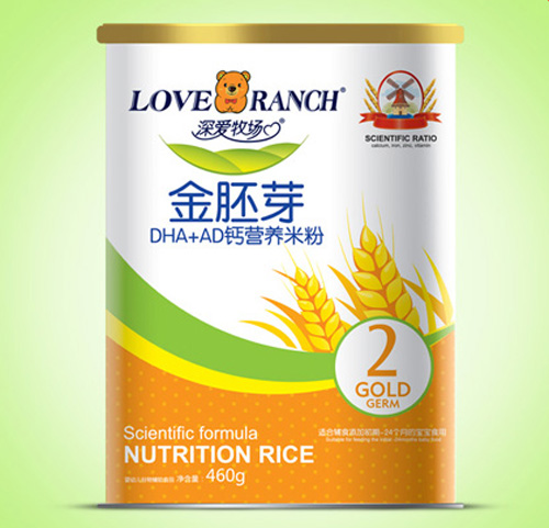 深愛牧場DHA+AD鈣金胚芽米粉紙聽2段